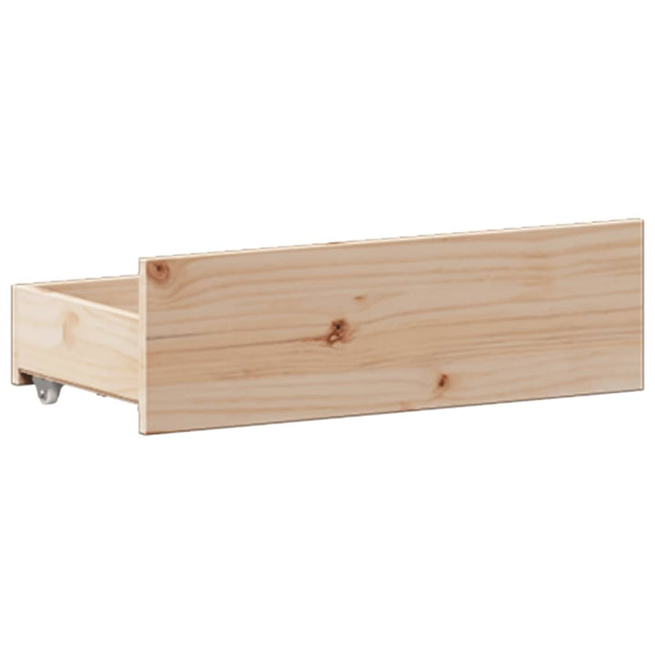 seng med reol uden madras 135x190 cm massivt fyrretræ