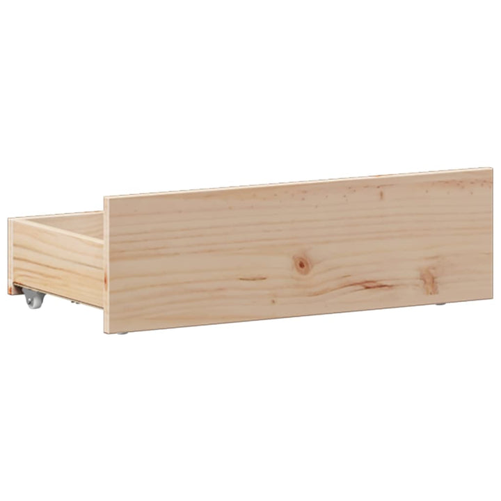 seng med reol uden madras 75x190 cm massivt fyrretræ