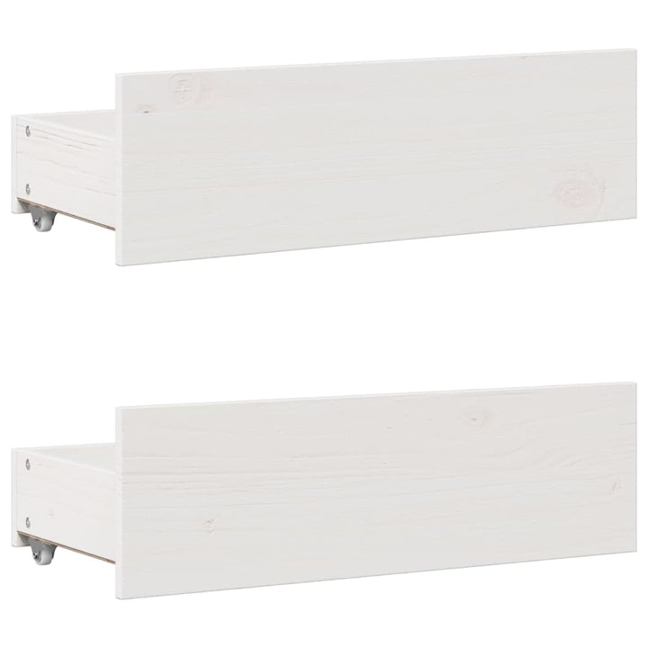 seng med reol uden madras 140x200 cm massivt fyrretræ hvid