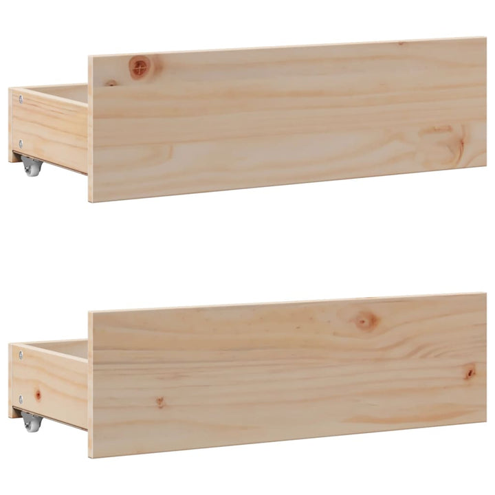 seng med reol uden madras 135x190 cm massivt fyrretræ