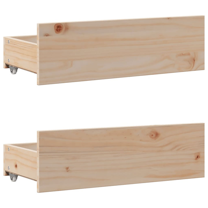 seng med reol uden madras 75x190 cm massivt fyrretræ