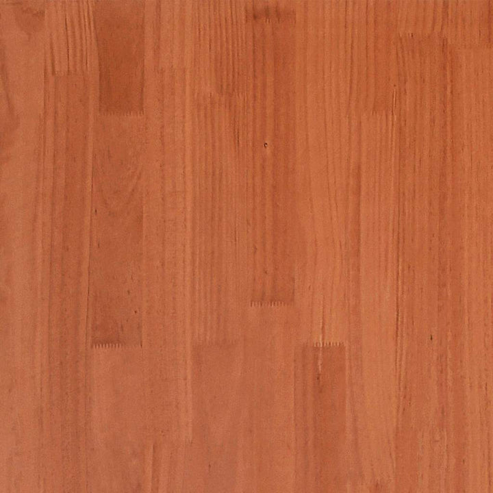 sengeramme uden madras 90x200 cm massivt fyrretræ gyldenbrun