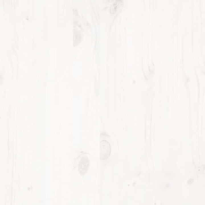 sengeramme uden madras 120x190 cm massivt fyrretræ hvid