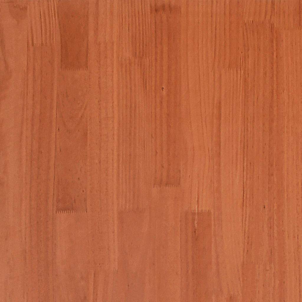 sengeramme uden madras 120x190 cm massivt fyrretræ gyldenbrun