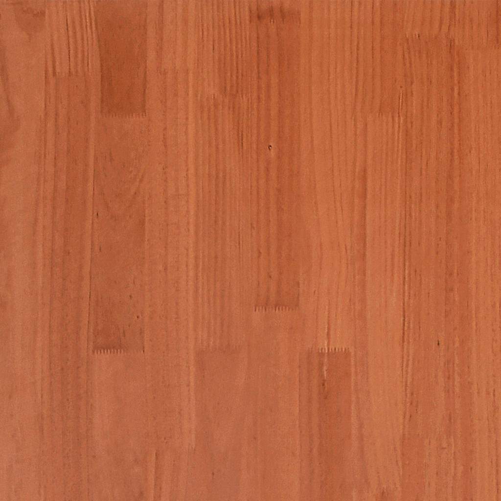 sengeramme uden madras 75x190 cm massivt fyrretræ gyldenbrun