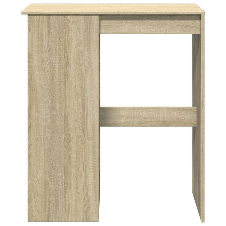 barbord med stativer 90x47,5x103,5 cm konstrueret træ sonoma-eg