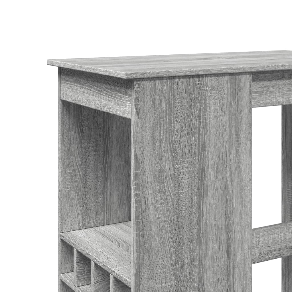 barbord med stativer 90x47,5x103,5 cm konstrueret træ