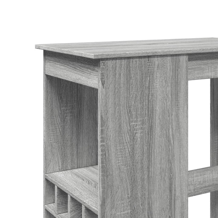barbord med stativer 90x47,5x103,5 cm konstrueret træ