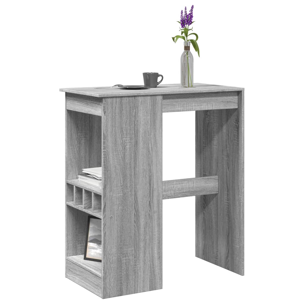 barbord med stativer 90x47,5x103,5 cm konstrueret træ