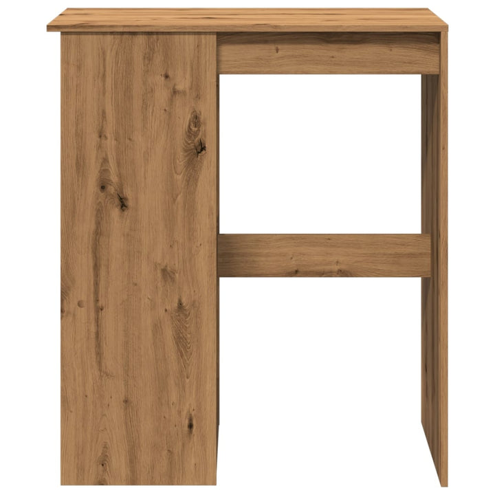barbord m. stativer 90x47,5x103,5cm konstrueret træ egetræslook