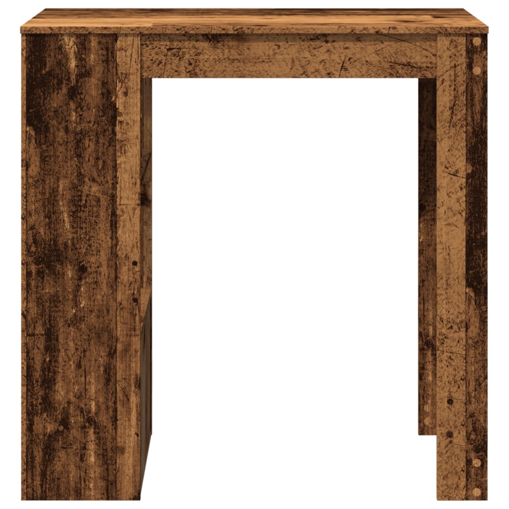 barbord m. stativer 102x50x103,5 cm konstrueret træ gammelt træ