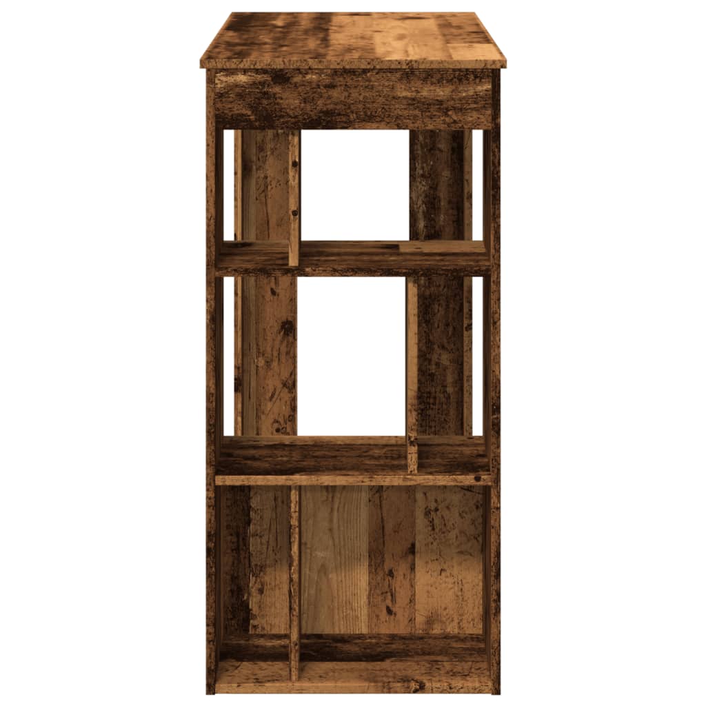 barbord m. stativer 102x50x103,5 cm konstrueret træ gammelt træ