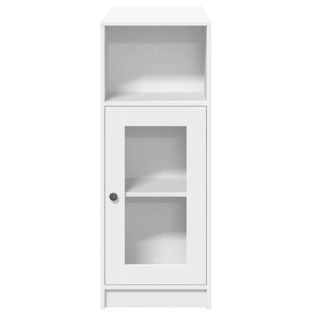 barbord med stativer 101x40x103,5 cm konstrueret træ hvid