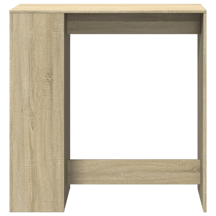 barbord med stativer 101x40x103,5 cm konstrueret træ sonoma-eg