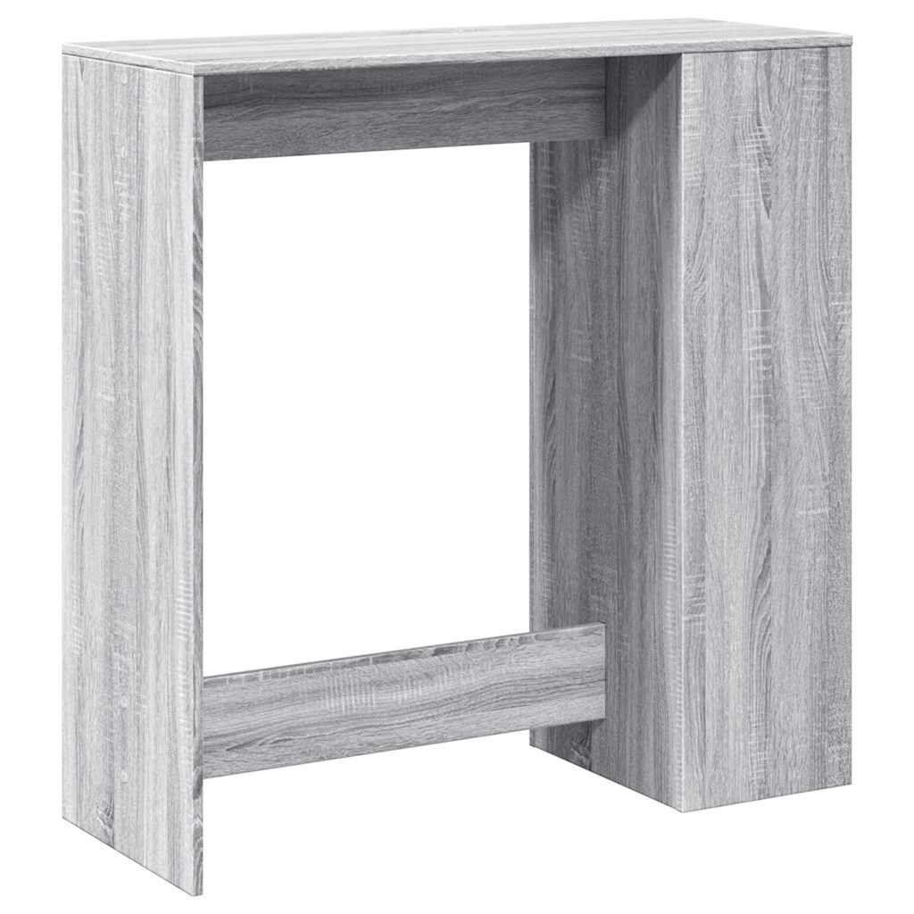 barbord med stativer 101x40x103,5 cm konstrueret træ