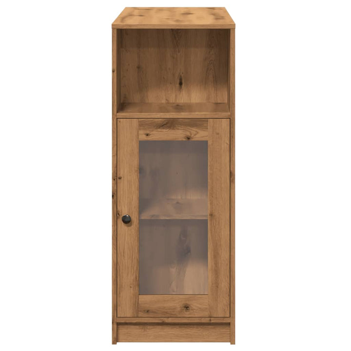 barbord m. stativer 101x40x103,5 cm konstrueret træ egetræslook