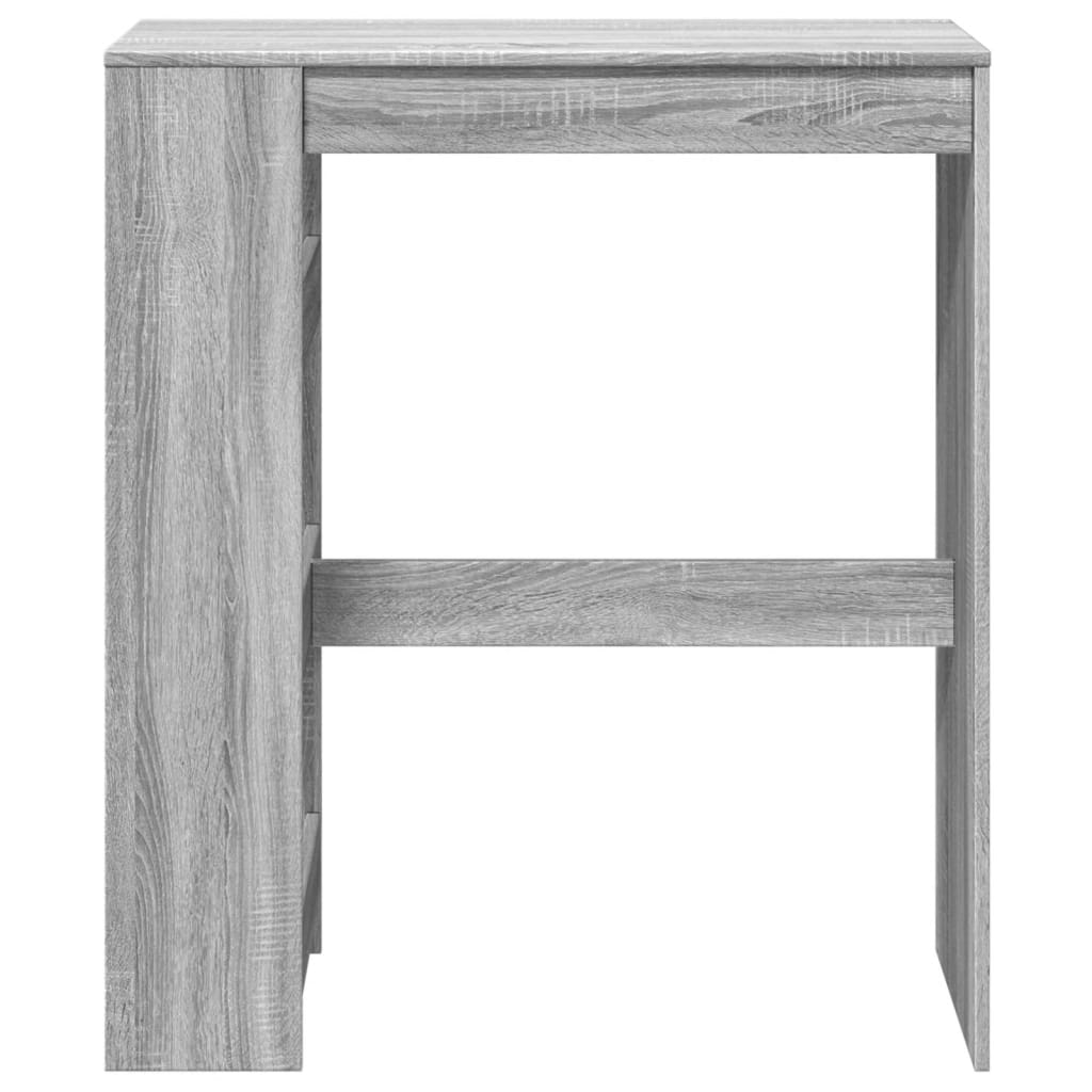 barbord med stativer 90x40x103,5 cm konstrueret træ