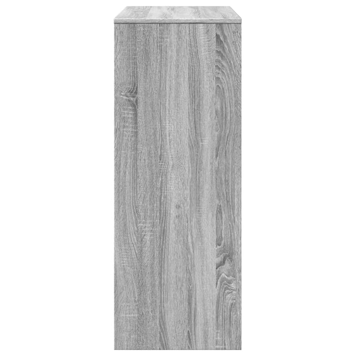 barbord med stativer 90x40x103,5 cm konstrueret træ