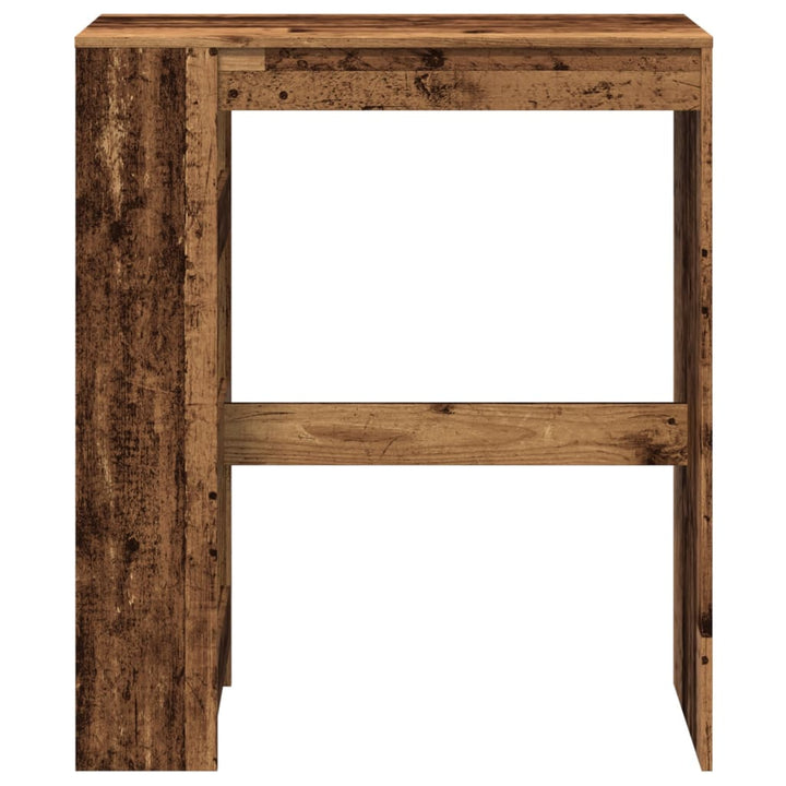 barbord m. stativer 90x40x103,5 cm konstrueret træ gammelt træ