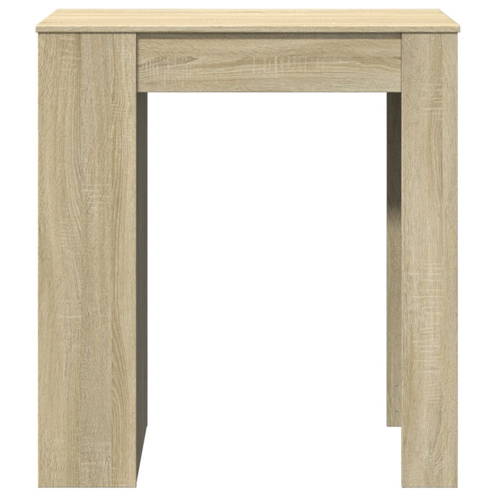 barbord med stativer 95x47x103,5 cm konstrueret træ sonoma-eg