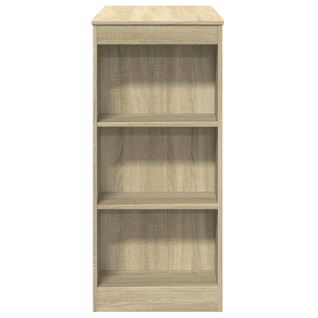 barbord med stativer 95x47x103,5 cm konstrueret træ sonoma-eg