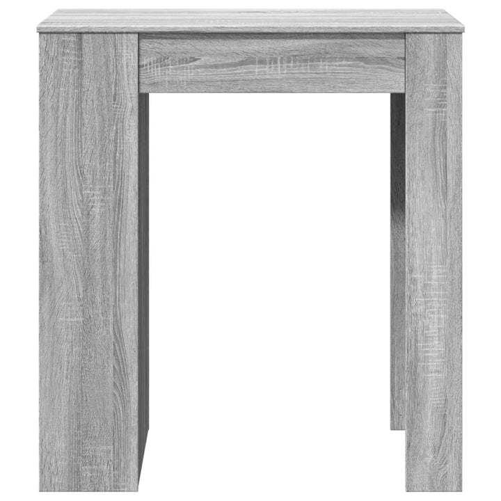 barbord med stativer 95x47x103,5 cm konstrueret træ