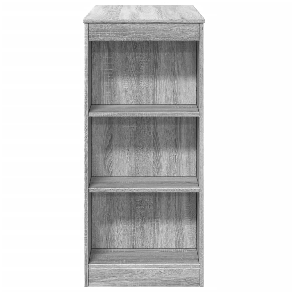 barbord med stativer 95x47x103,5 cm konstrueret træ