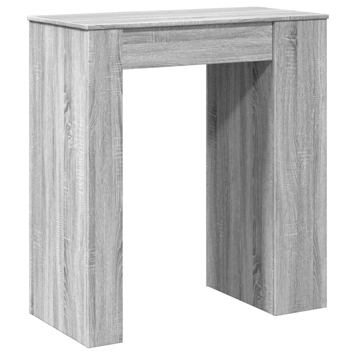barbord med stativer 95x47x103,5 cm konstrueret træ