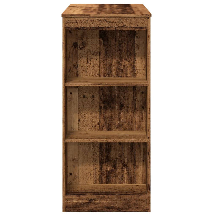 barbord m. stativer 95x47x103,5 cm konstrueret træ gammelt træ