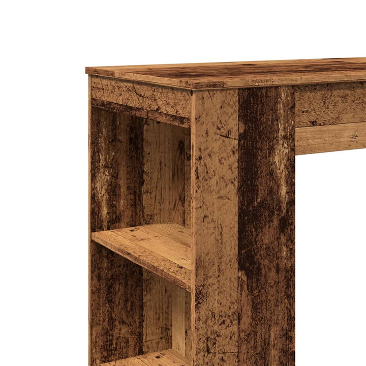 barbord m. stativer 95x47x103,5 cm konstrueret træ gammelt træ