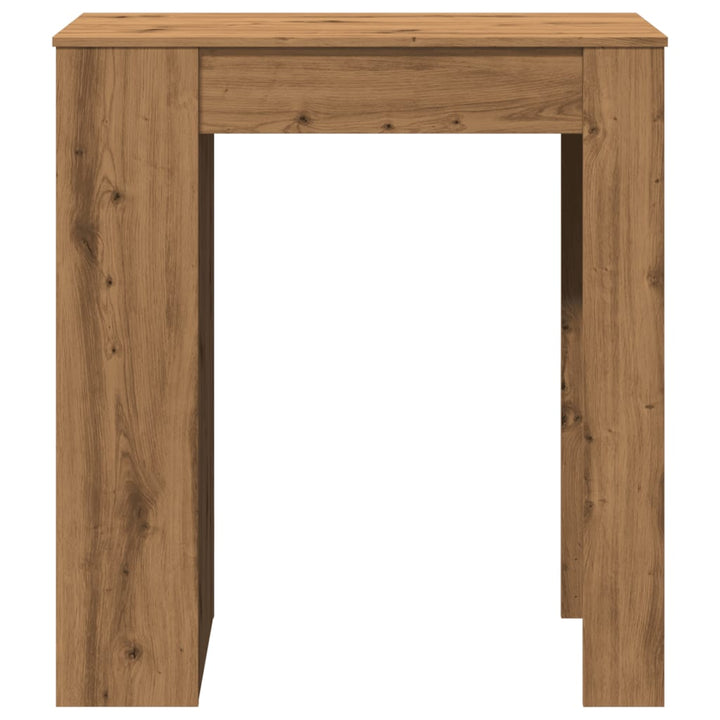 barbord m. stativer 95x47x103,5 cm konstrueret træ egetræslook