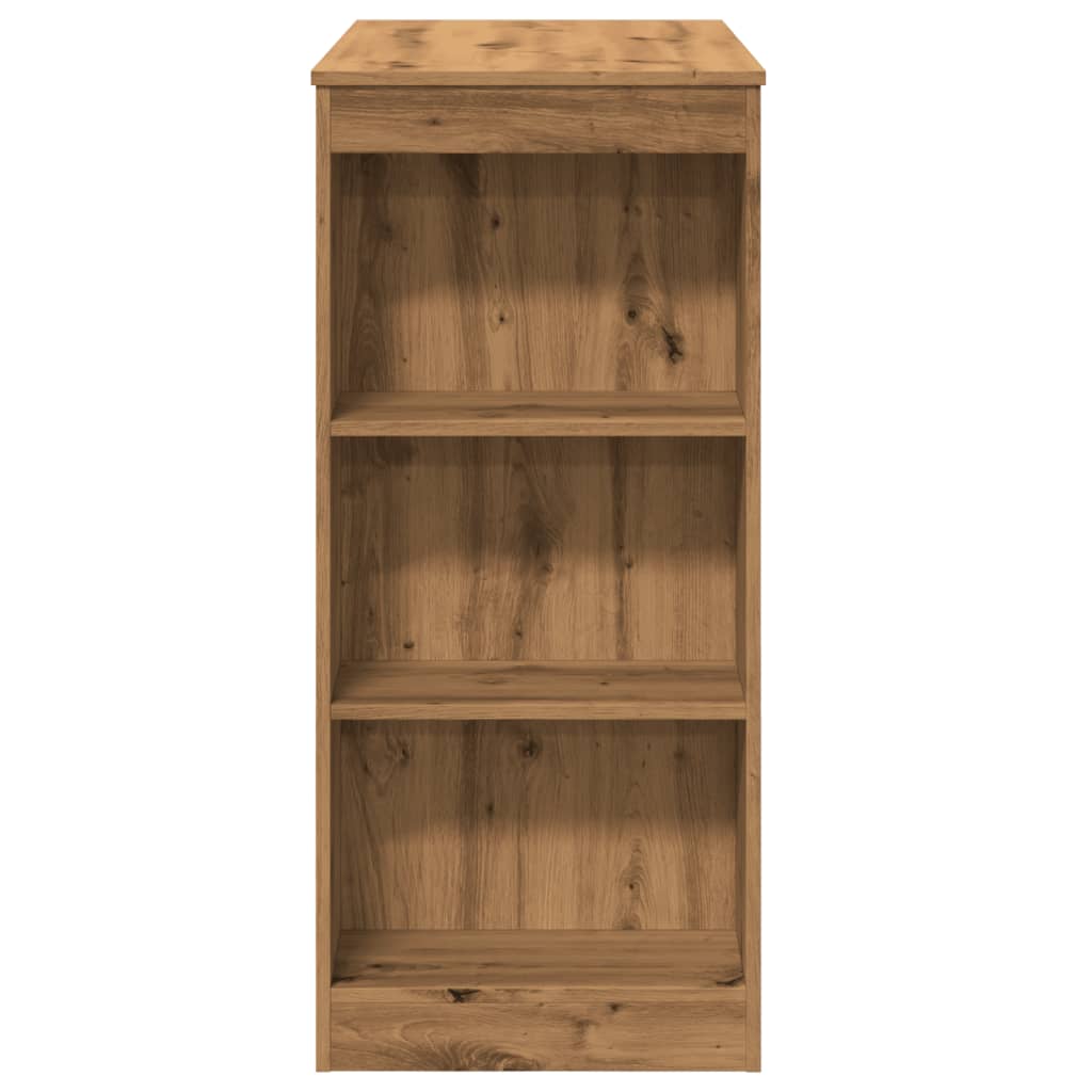 barbord m. stativer 95x47x103,5 cm konstrueret træ egetræslook