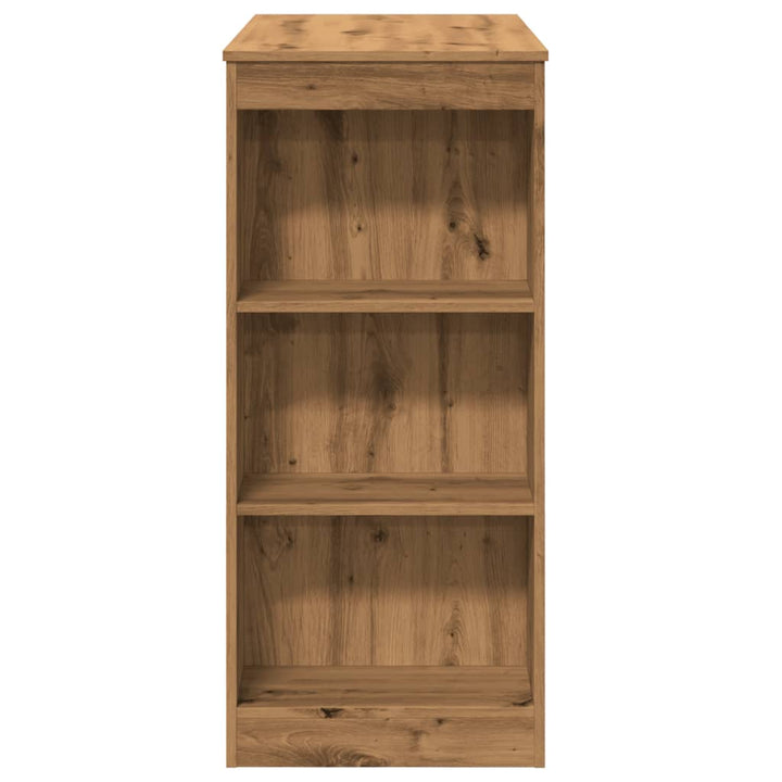 barbord m. stativer 95x47x103,5 cm konstrueret træ egetræslook