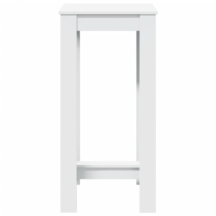 barbord 51x50x103,5 cm konstrueret træ hvid