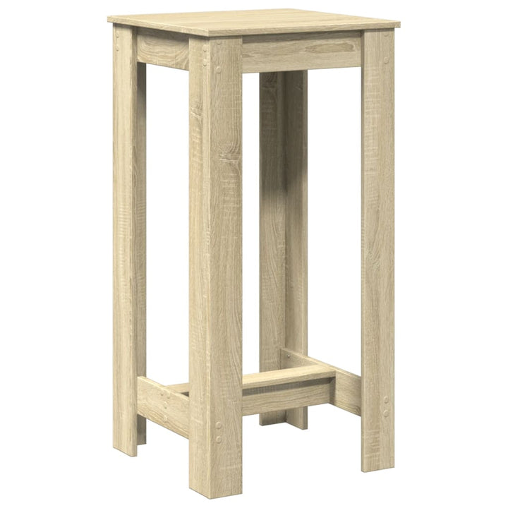barbord 51x50x103,5 cm konstrueret træ sonoma-eg