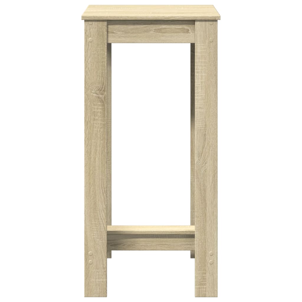 barbord 51x50x103,5 cm konstrueret træ sonoma-eg