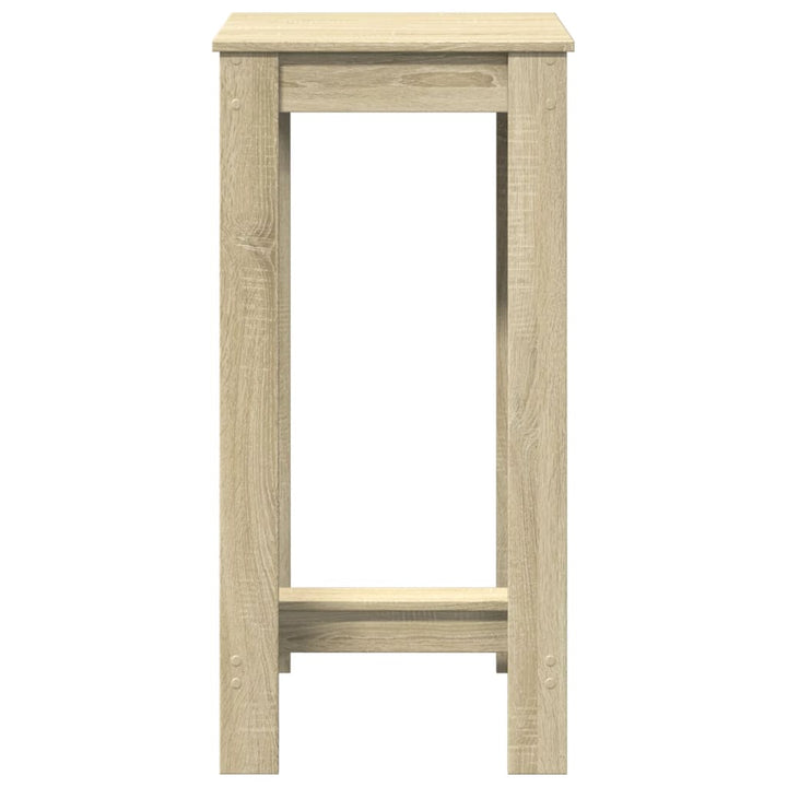 barbord 51x50x103,5 cm konstrueret træ sonoma-eg