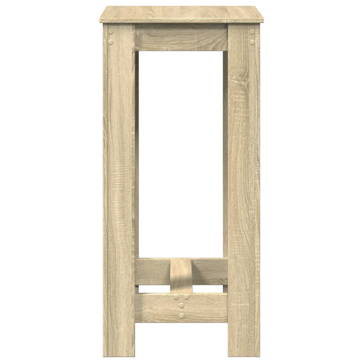 barbord 51x50x103,5 cm konstrueret træ sonoma-eg