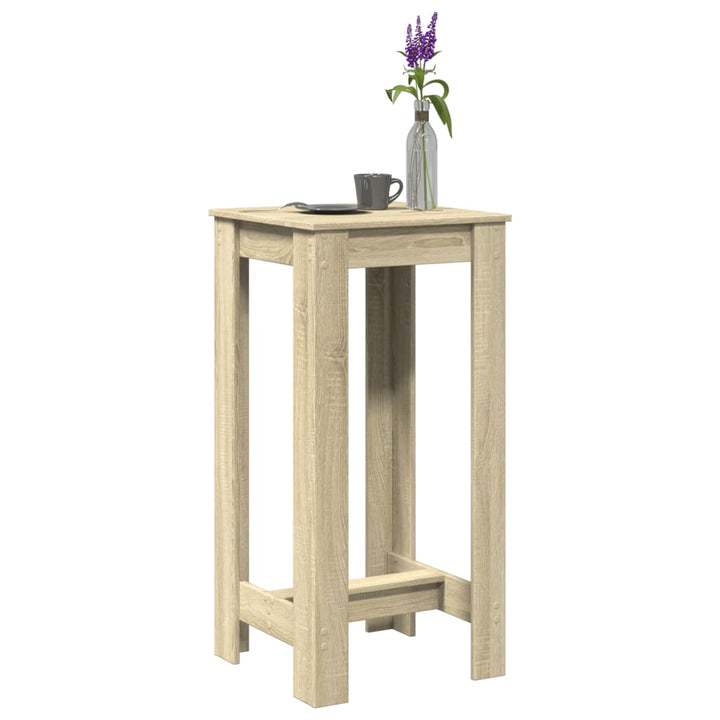 barbord 51x50x103,5 cm konstrueret træ sonoma-eg