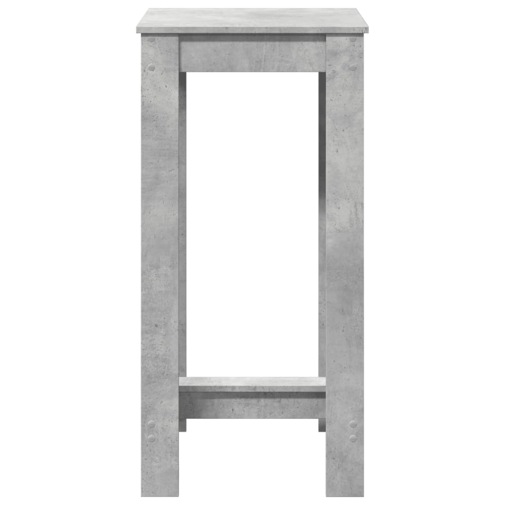 barbord 51x50x103,5 cm konstrueret træ betongrå