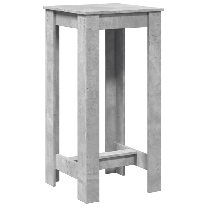 barbord 51x50x103,5 cm konstrueret træ betongrå