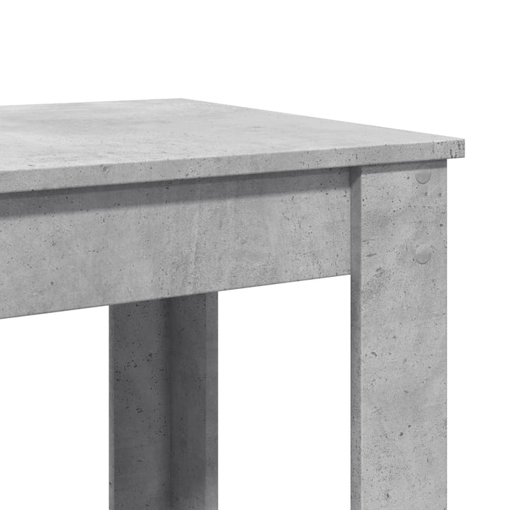 barbord 51x50x103,5 cm konstrueret træ betongrå