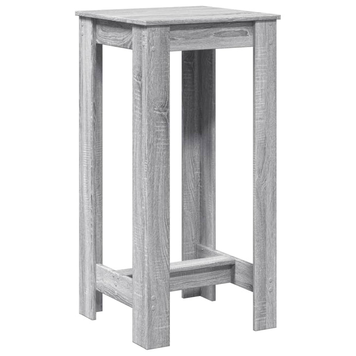 barbord 51x50x103,5 cm konstrueret træ grå sonoma-eg