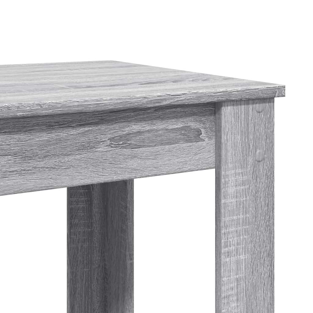 barbord 51x50x103,5 cm konstrueret træ grå sonoma-eg