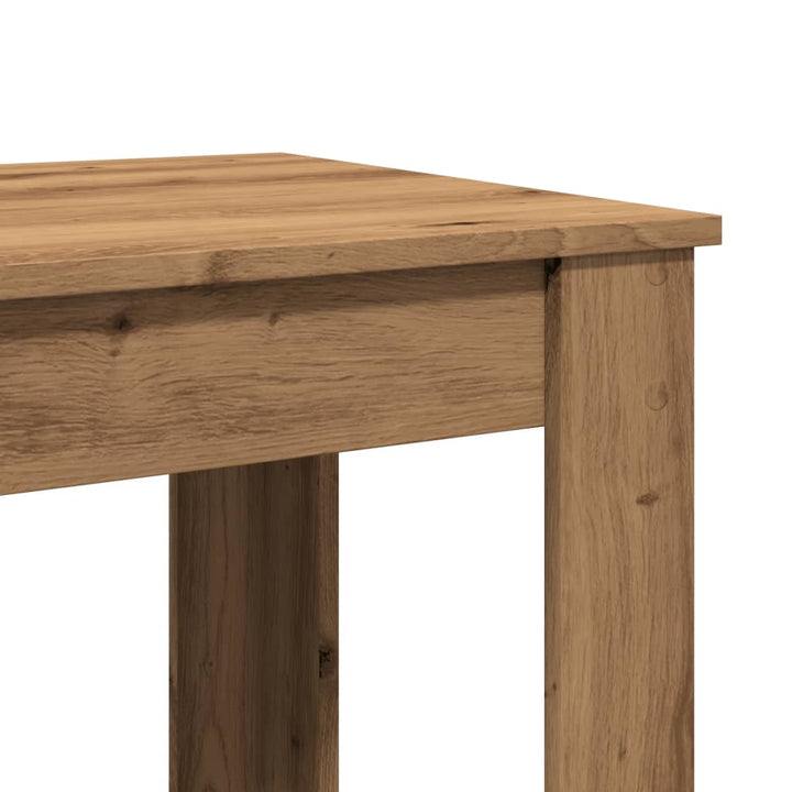 barbord 51x50x103,5 cm konstrueret træ gammelt trælook