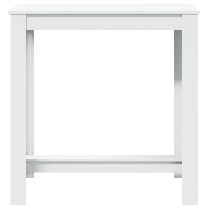 barbord 102x50x103,5 cm konstrueret træ hvid