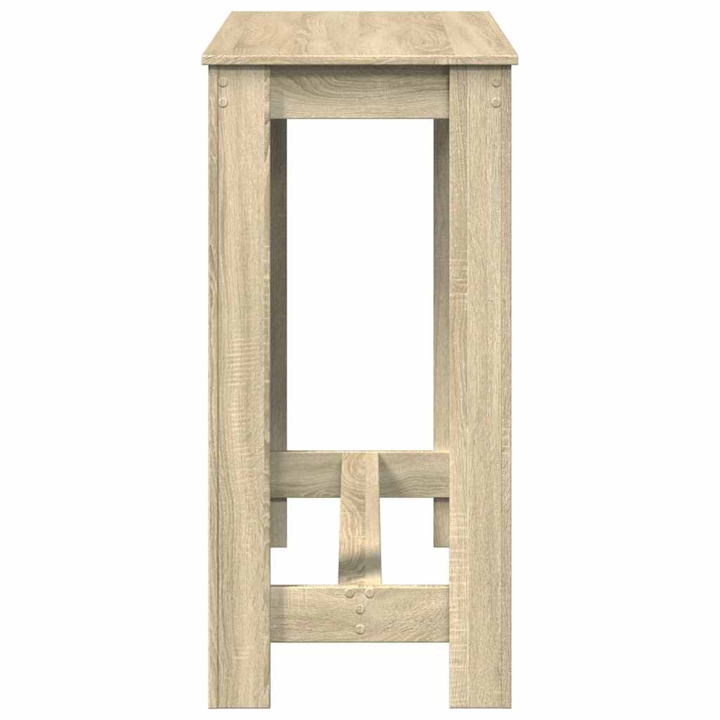 barbord 102x50x103,5 cm konstrueret træ sonoma-eg