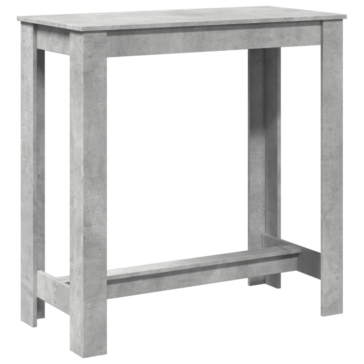 barbord 102x50x103,5 cm konstrueret træ betongrå