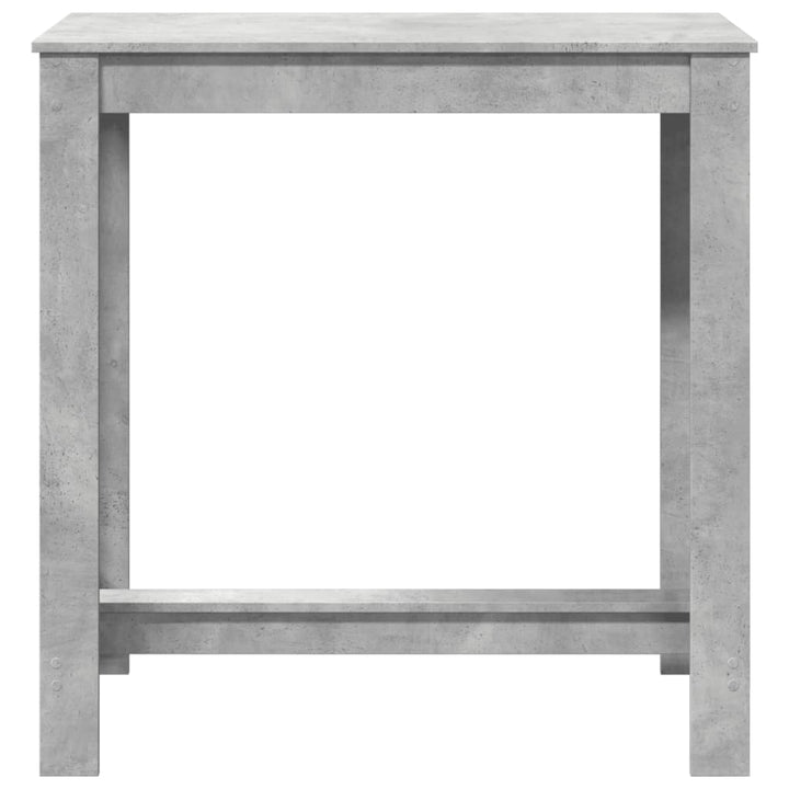 barbord 102x50x103,5 cm konstrueret træ betongrå
