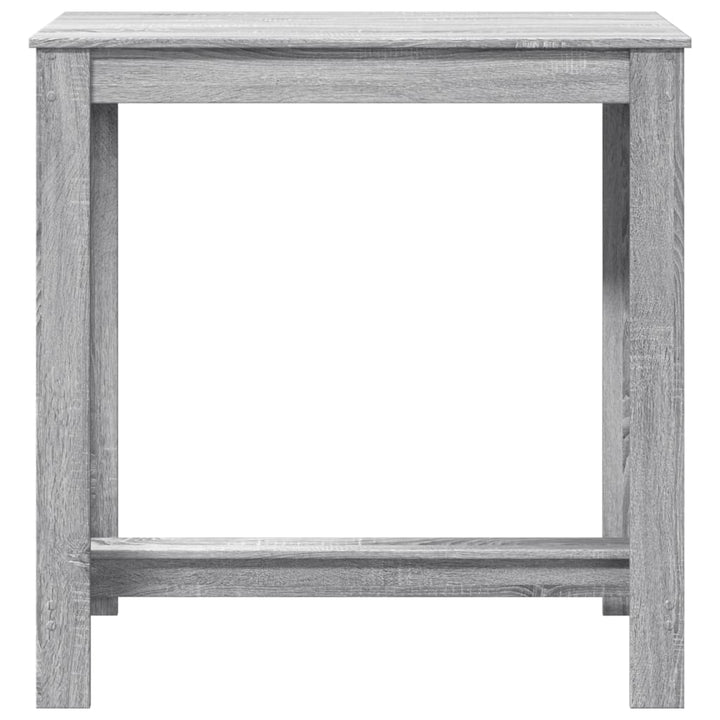 barbord 102x50x103,5 cm konstrueret træ grå sonoma-eg